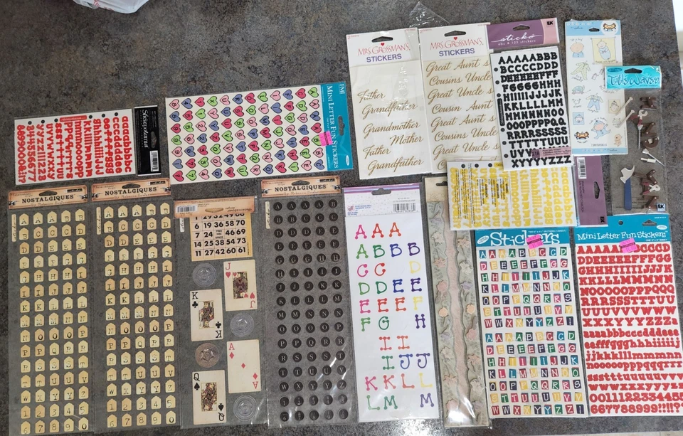 ENORME LOTE DE ÁLBUM DE RECORTES PEGATINAS VINTAGE SANDY LION MRS GROSSMAN SELLO JOLEE’S 100+ Foto 4 de 4