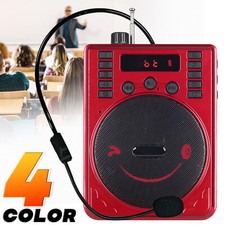 Voice Amplifier Portable Bluetooth Speaker w/ Microphon Headset Teaching Guide