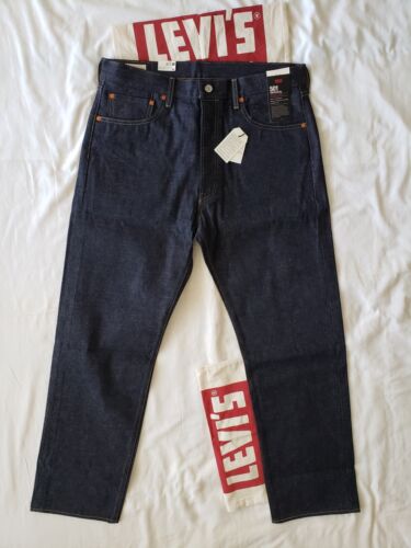 LEVI'S 501 Shrink-to-Fit Raw SELVEDGE "Daffodils" LVC style Men's Jeans 34 x 34 - Picture 5 of 6