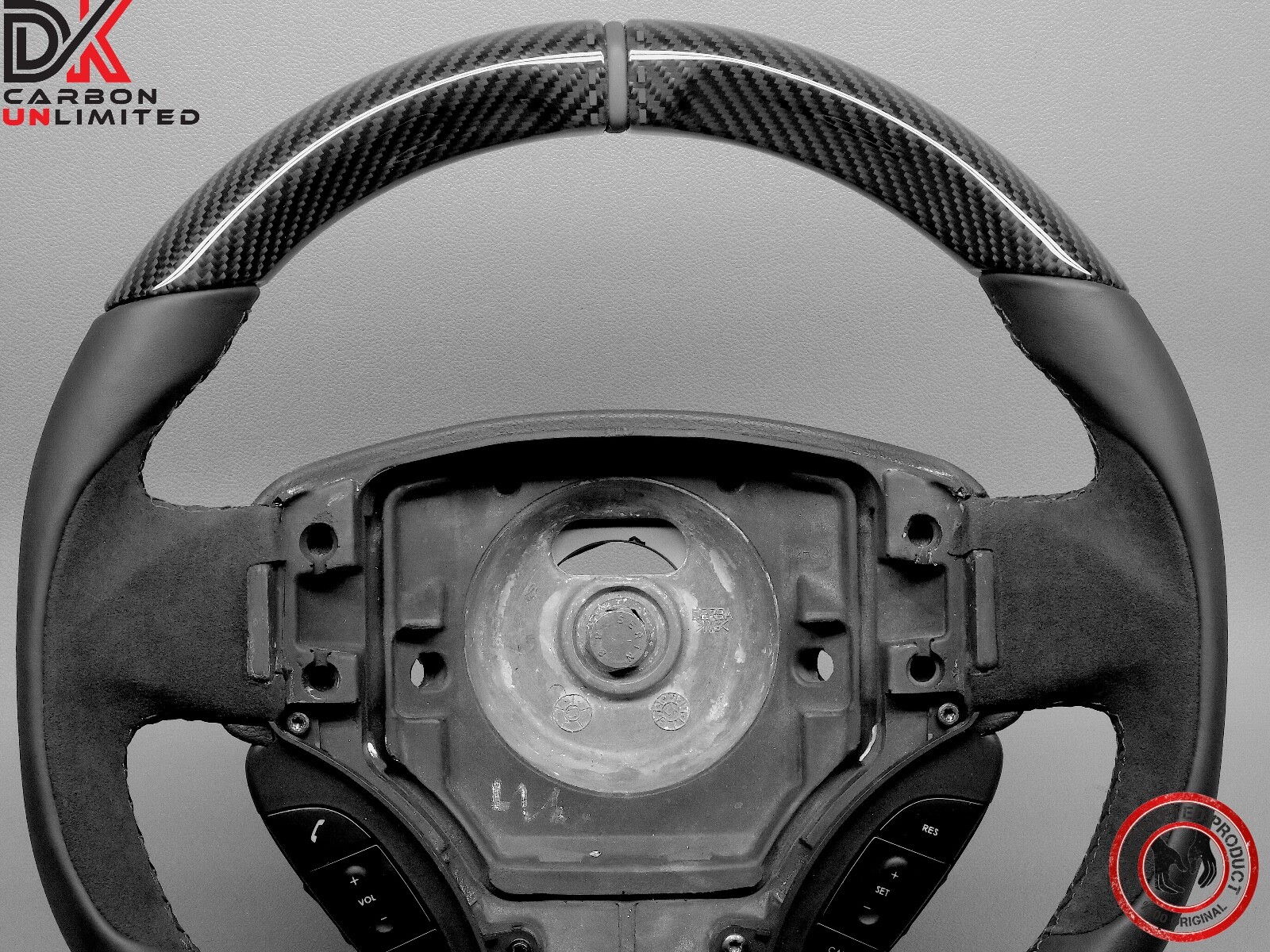 Aston Martin Vantage DB9 DBS Rapide Virage Gray Ring Carbon Steering Wheel v2