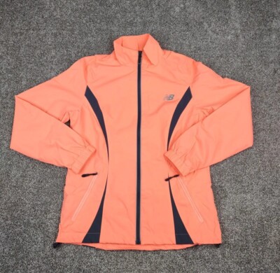 New Balance Jacket Womens Small Pink Lined Running Track