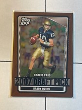 Brady Quinn 2007 Topps DPP Rookie Card Draft Pick #101 Notre Dame