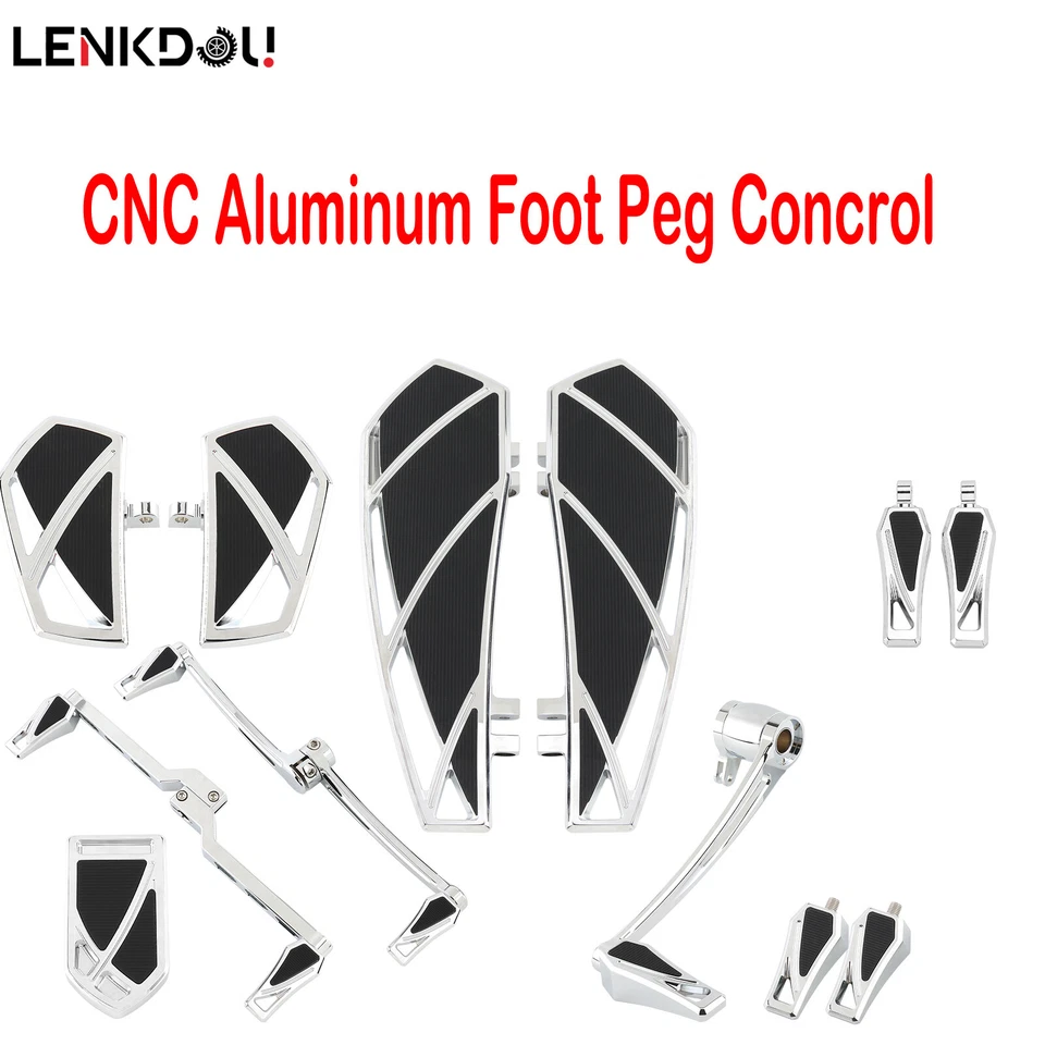 Para Harley Phantom estriberas estriberas palancas de cambio clavijas pedal de freno touring Foto 4 de 4