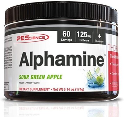 PEScience Alphamine, Sour Green Apple - 244g (147,50 EUR/kg)