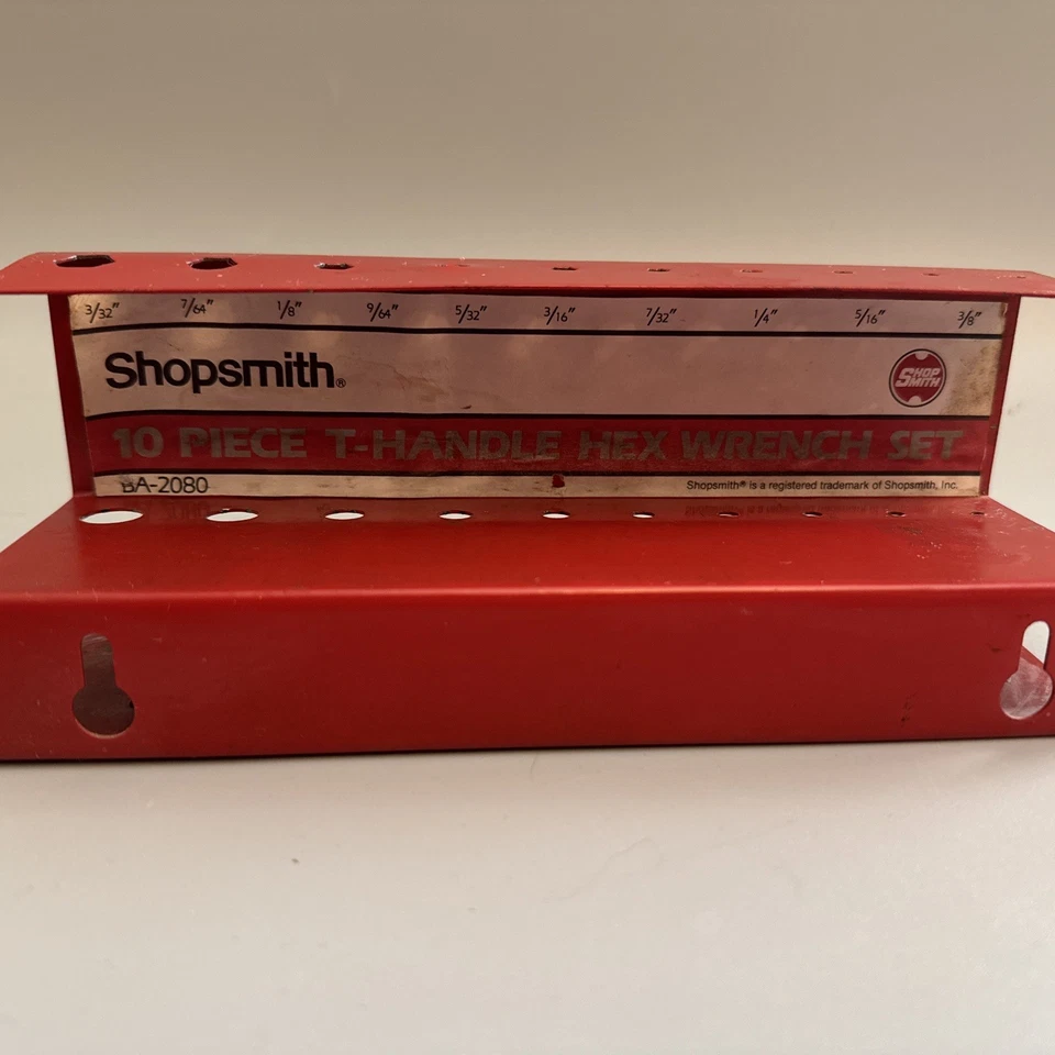 Chaco T Handle Hex Wrenches Set Of 6 And 3 Additional Unnamed Hex Wrenches. - Image 4 of 4