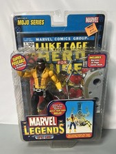 Marvel Legends Mojo Series Luke Cage Action Figure with BAF 2006 6in NEW