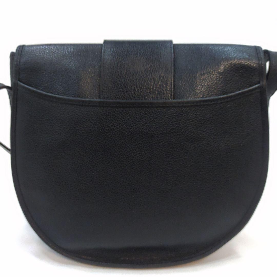 Borsa a tracolla Yves Saint Laurent in pelle con logo YSL e patta nera