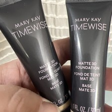 Mary Kay TimeWise Matte 3D Foundation IVORY W 150 1 fl oz Lot Of 2 New With Box