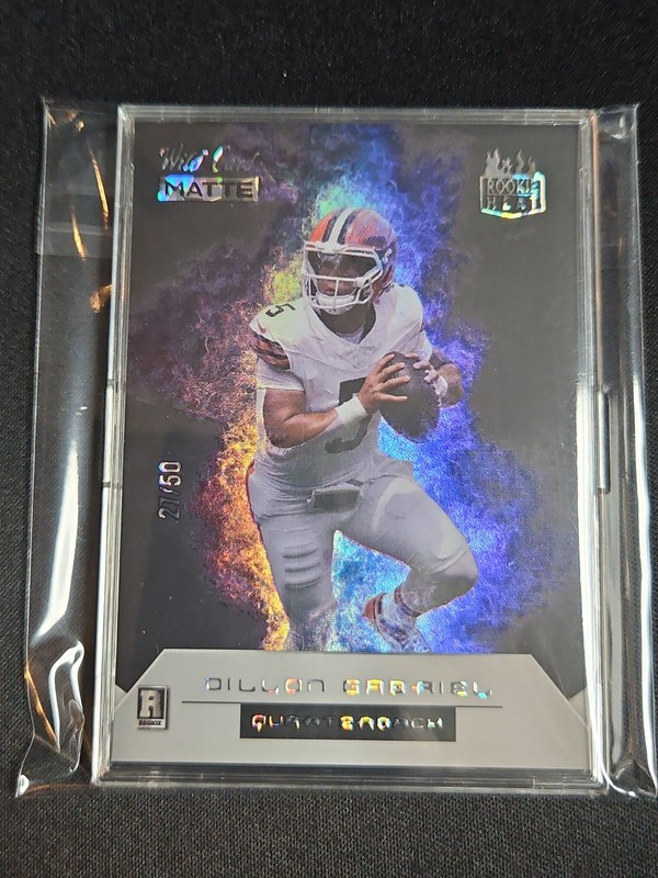 2025 Wild Card Matte Dillon Gabriel /50 Rookie HEAT (AC65)