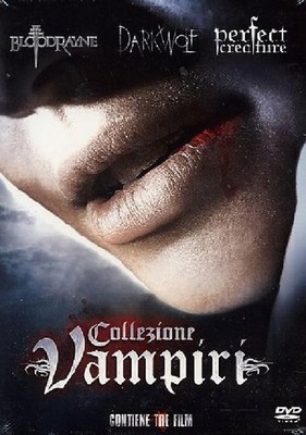 3 DVDs VAMPIR SAMMLUNG - BLOODRAYNE DARK WOLF PERFECT CREATURE Box Neu