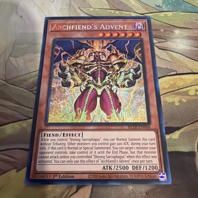 Yugioh - Archfiend's Advent - Secret - 1st - BLTR-EN046 - NM