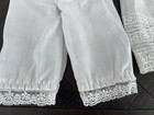 Antique lace Dress & Pantaloons for French or German Bisque Doll — photo 4