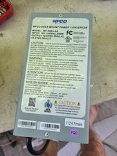 WFCO Genuine WF-9855-AD-CB RV Converter/Charger Deckmount 55Amp Output wit...