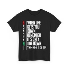 Motorbike Biker T-Shirt, When Life Gets You Down Motorcyclist Motorcycle Shirt