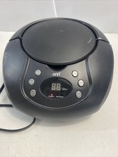 ONN ONB17AA001 PORTABLE AM/FM CD PLAYER BOOMBOX TESTED WORKING