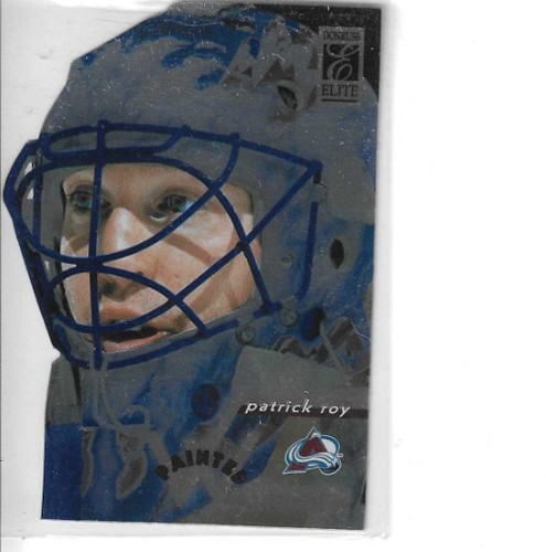 Patrick Roy #1 1996 Donruss Elite Painted Warriors card