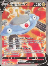 Pokemon Magnezone V 175/196 Ultra Rare Lost Origin Holo Near Mint
