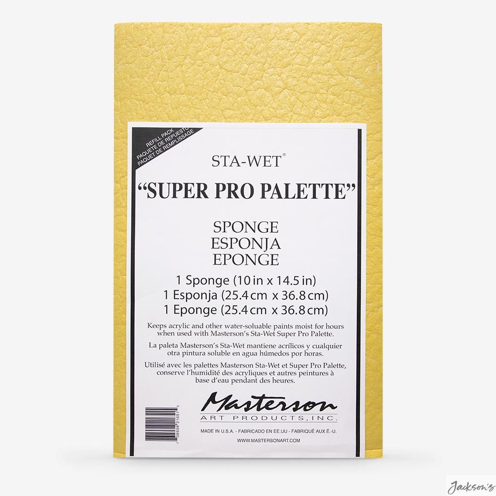 Masterson Super Pro Palette Sponge Refill 1 Pack For Stay Sta-Wet Paints