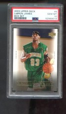 2003-04 Upper Deck Box Set #6 Lebron James ROOKIE RC PSA 10 Graded Card NBA 03. rookie card picture