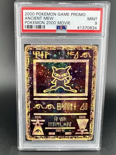 2000 POKEMON GAME MOVIE POKEMON 2000 MOVIE ANCIENT MEW PSA 9