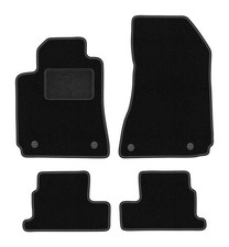 Fußmatten Automatten Velours Schwarz für Alfa Romeo Brera 2005-2010 4-tlg