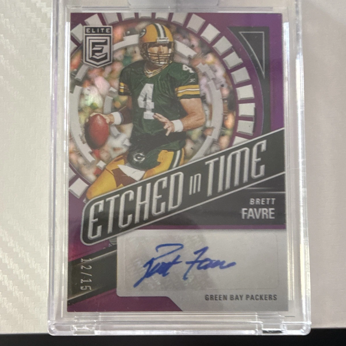 Panini Brett Favre Football Serial Numbered Sports Trading Cards
