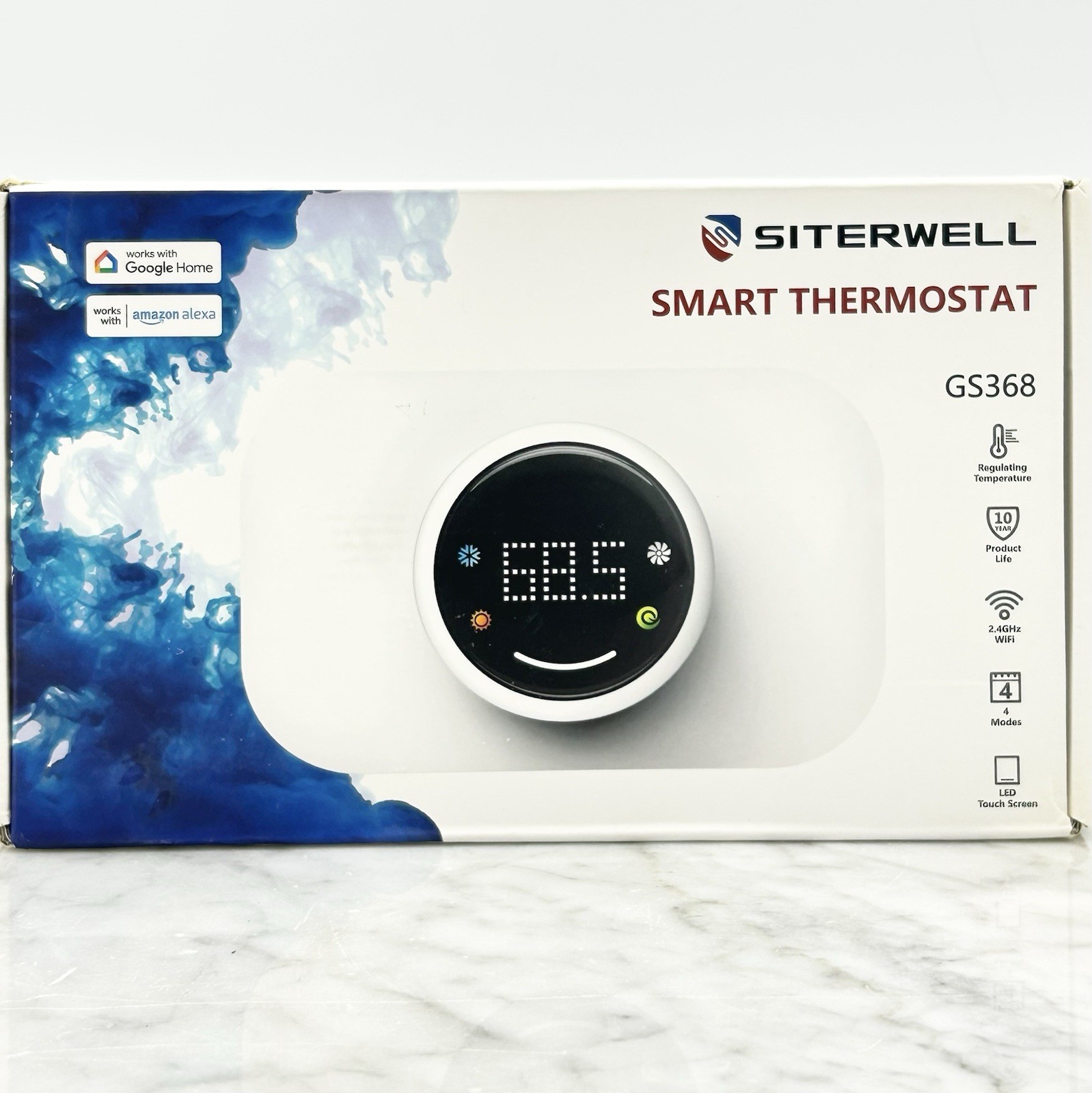 SITERWELL Smart WiFi Thermostat Programmable Touchscreen Alexa Google Assistant