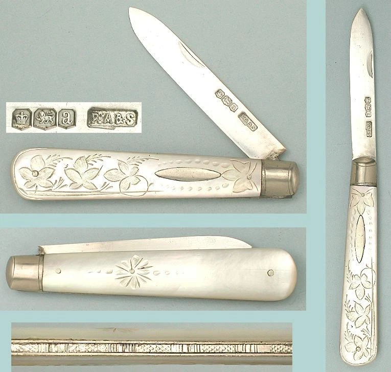 Fruit Knife Silver Antiques for sale | eBay