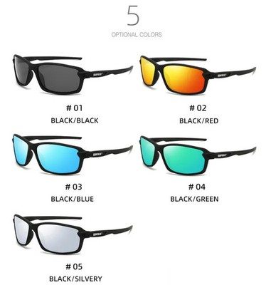 Herren Polarisierte Radfahren Sonnenbrille UV400 Entspiegelt Radfahren Fahren TAC Gläser