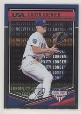 2018 Panini USA Baseball Stars & Stripes Longevity Cadyn Grenier #5 q3y