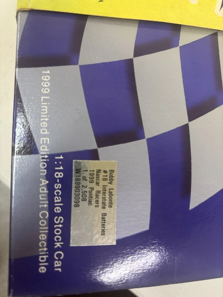 Coche Pontiac 1999 Bobby Labonte #18 Nascar Racers 1 de 2.508 autografiado Foto 2 de 4