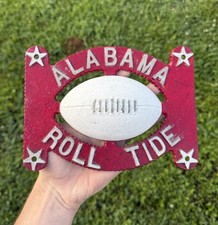 Vintage Alabama Crimson Tide Auto License Plate Tag Topper Attachment Auto Vintage Alabama Crimson Tide Auto License Plate Tag Topper Attachment Auto