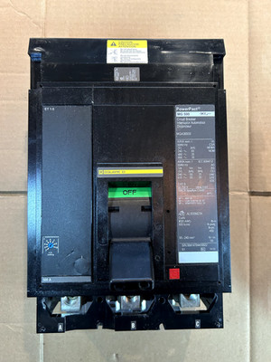 Square D MGA36500 I-Line Circuit Breaker 500A 3P 600V MGA 500 Amp 3 Pole (Used)