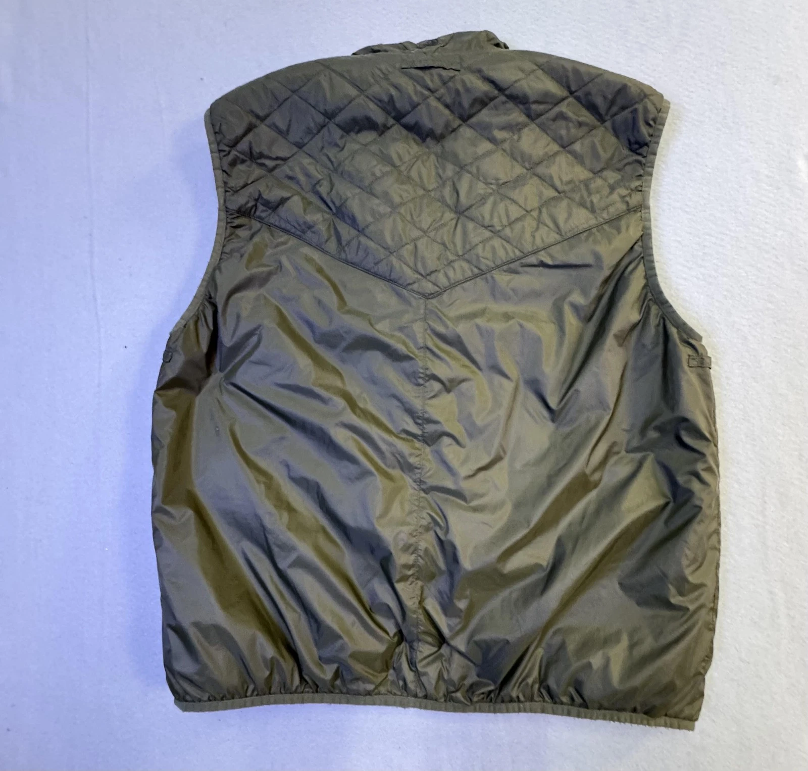 Beretta Vest Mens Large Green Quilted Full Zip Insulated Hunting Lightweight - product detail image 12
