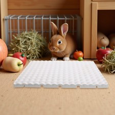 Rabbit Cage Foot Pads Plastic Floor Mat for Pets Rat Bunny Liner Panels