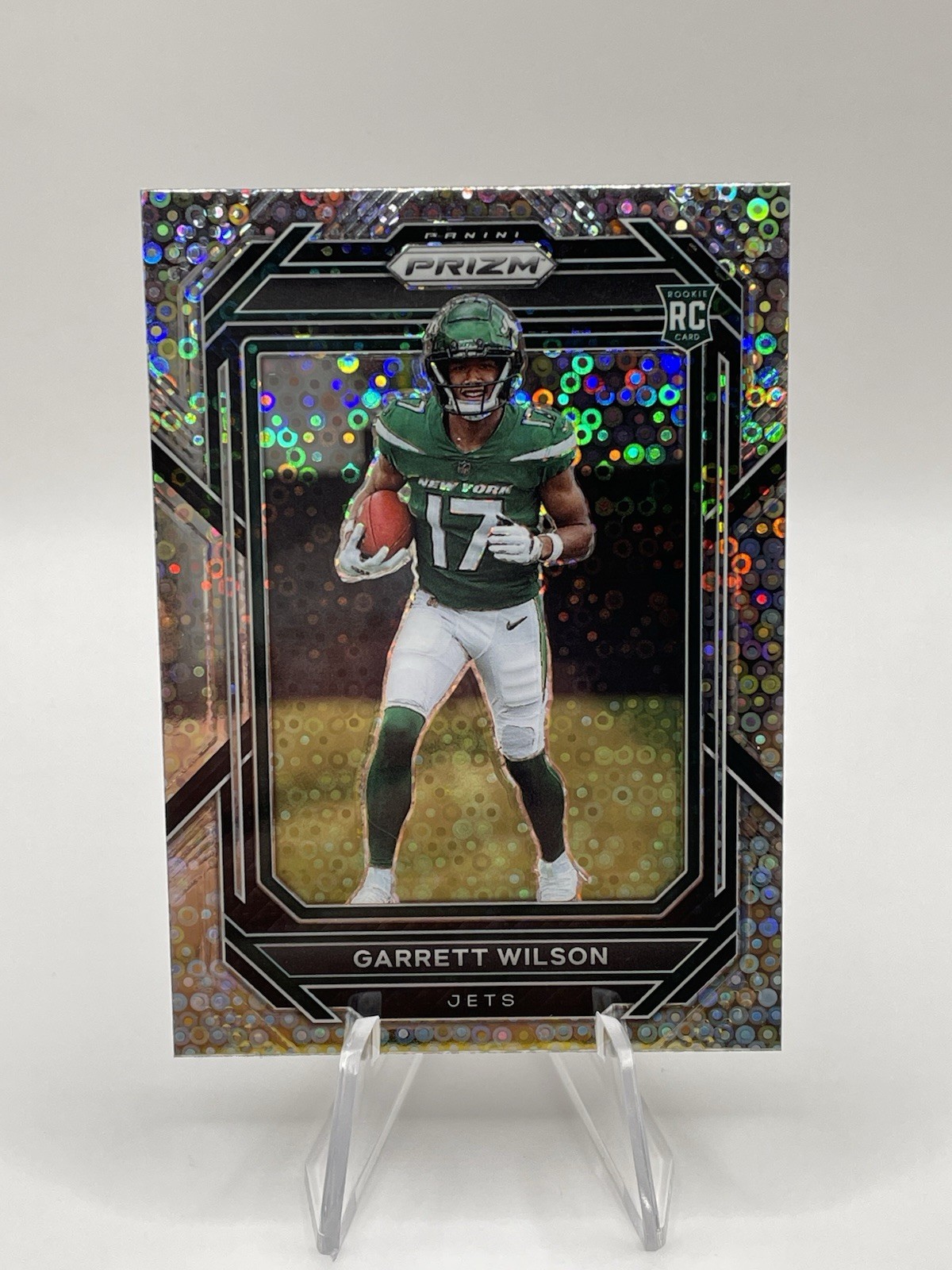 2022 Panini Prizm - Rookies Garrett Wilson #309 No Huddle Prizm (RC)