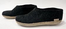 Glerups Wool Slippers with Leather Sole, Women's Size EU 37 / US 6.5-7