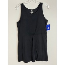 JoyLab black active tank dress NWT size large