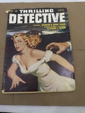 Thrilling Detective 1953 Fall. Vintage pulp m...