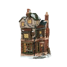 Department 56 Dickens' Village Cratchits Corner Lit Building Multicolor, 9.5