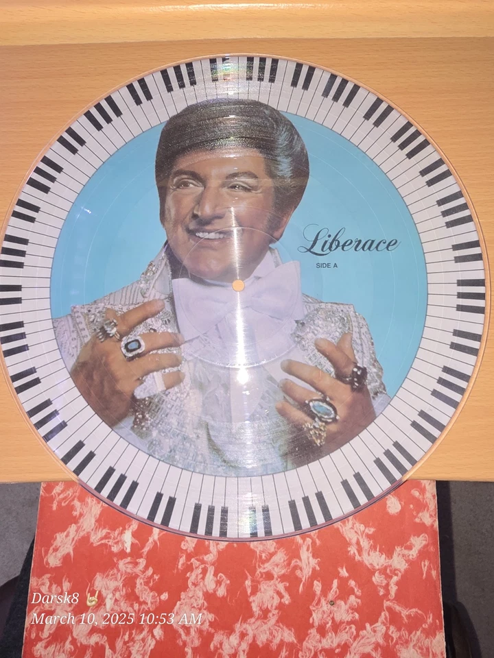 Rare, LIBERACE, 1979 Picture Disk, 12"  - Image 3 of 4