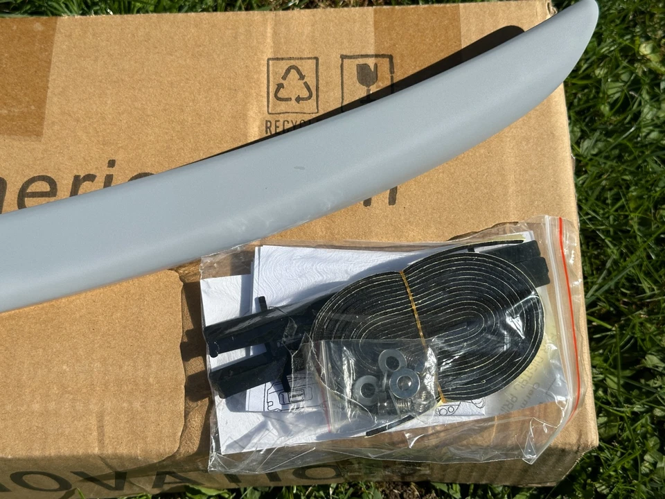 NOVO JSP Compatível com 14-18 Mazda 3 Sedan Montagem Nivelada OE Estilo de Fábrica Tronco Spoiler Asa - Imagem 3 de 4