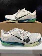 Nike Air Zoom Victory 2 White Track Field Distance Spikes Mens 8.5 FD8411-100