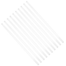 10Pcs Long Clear Plastic Containers Slender Sewing Needle Storage Box Mini Tool