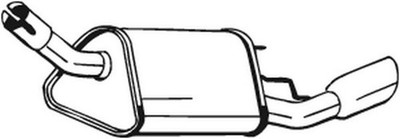 BOSAL Endschalldämpfer Nachschalldämpfer 185-343 für OPEL S93 TIGRA 16V F07