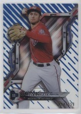 2018 High Tek Pattern 1 Waves/Diagonals Blue Rainbow Foil 94/150 Trea Turner y8h