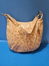  Bags By Pinky HOBO SHOULDER BAG Leather  Print Made In USA 