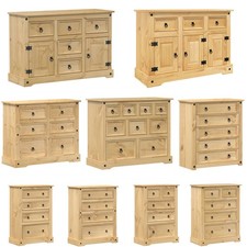 Corona Kommode Sideboard Massivholz Kiefer Anrichte Beistellschrank Schrank