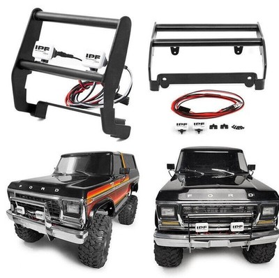 1/10 RC Metall vordere Stoßstange w/ Licht für Traxxas TRX4 82046-4 Ford Bronco