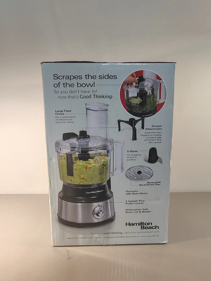 Hamilton Beach 70730 10c Food Processor & Vegetable Chopper ~Scaper Attachment! - Image 3 of 4